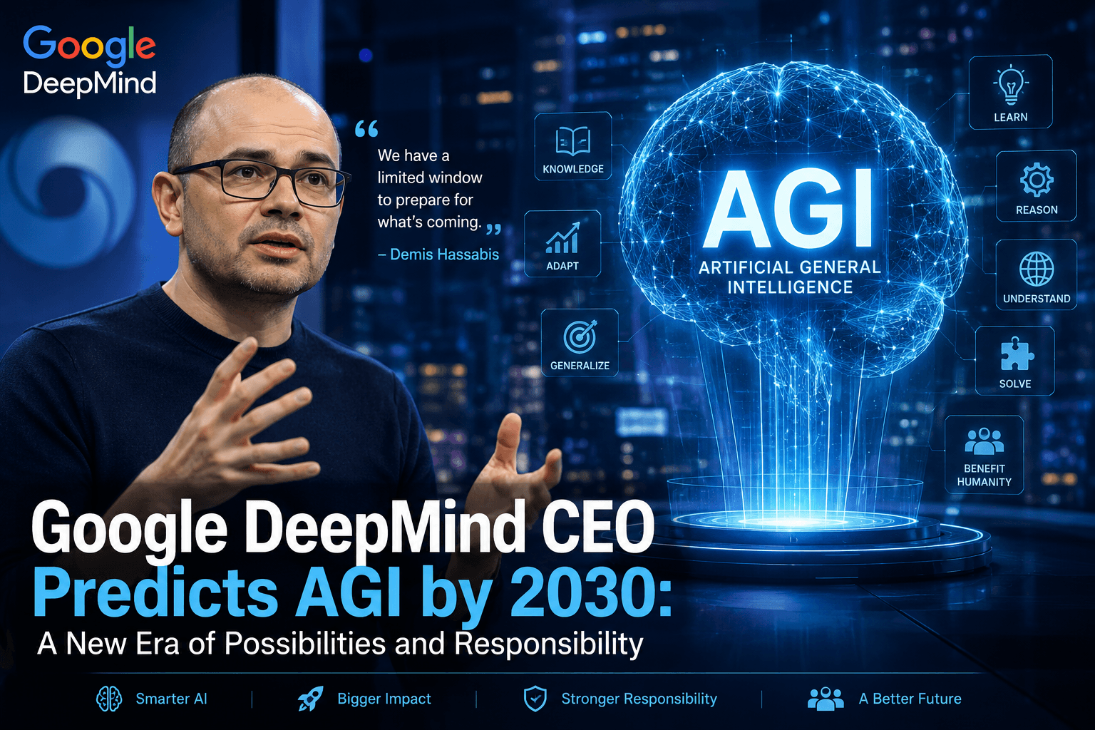 Google DeepMind CEO Predicts AGI by 2030: Is the World Ready for the Next AI Revolution?