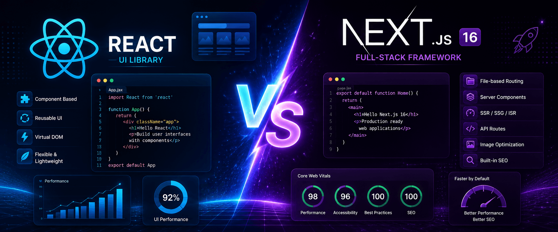 Next.js 16 vs React: Which Is Better for Modern Web Development in 2026?